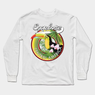 Explore Central America logo Long Sleeve T-Shirt